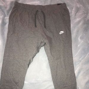 Brand new grey Nike jogger sweatpants